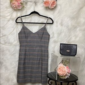 Forever 21 Plaid Print Mini Dress Strap
